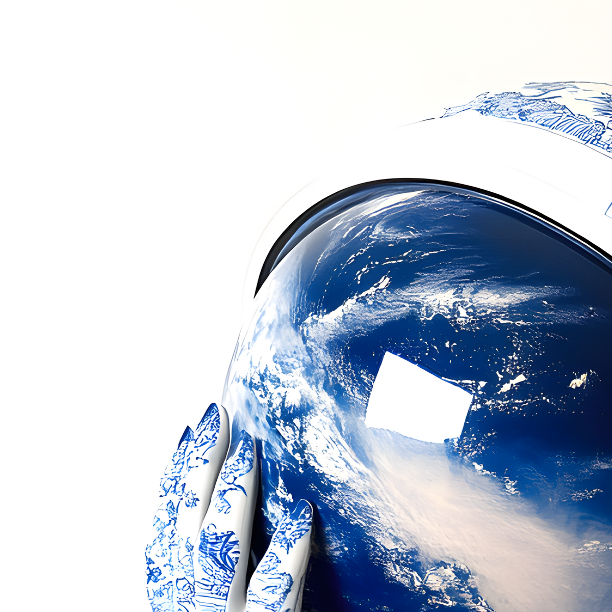 Reflections of Earth — Porcelain Canvas Art — PorcelainMuse