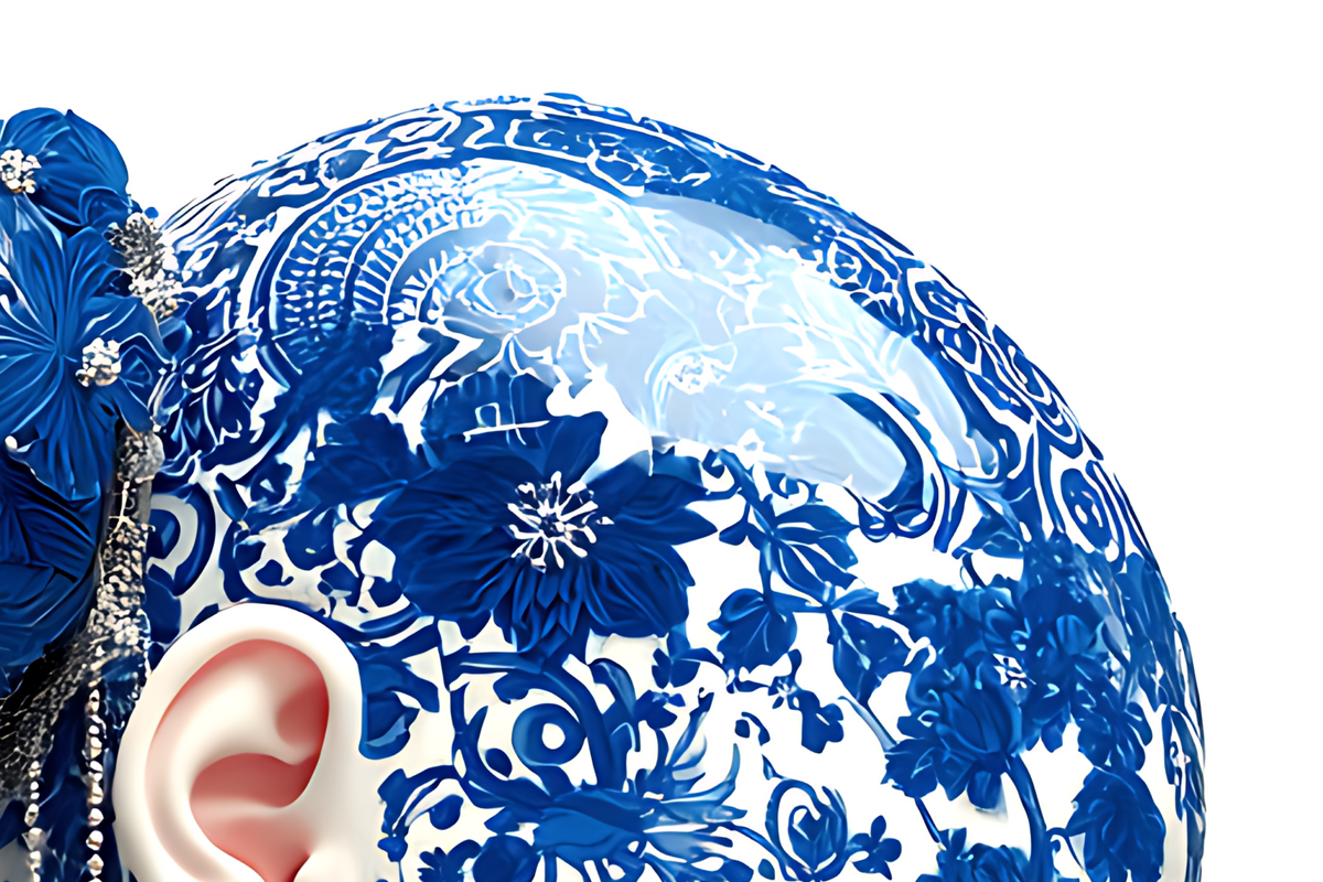 Le Guerrier Silencieux — Toile Âme de Porcelaine — PorcelainMuse