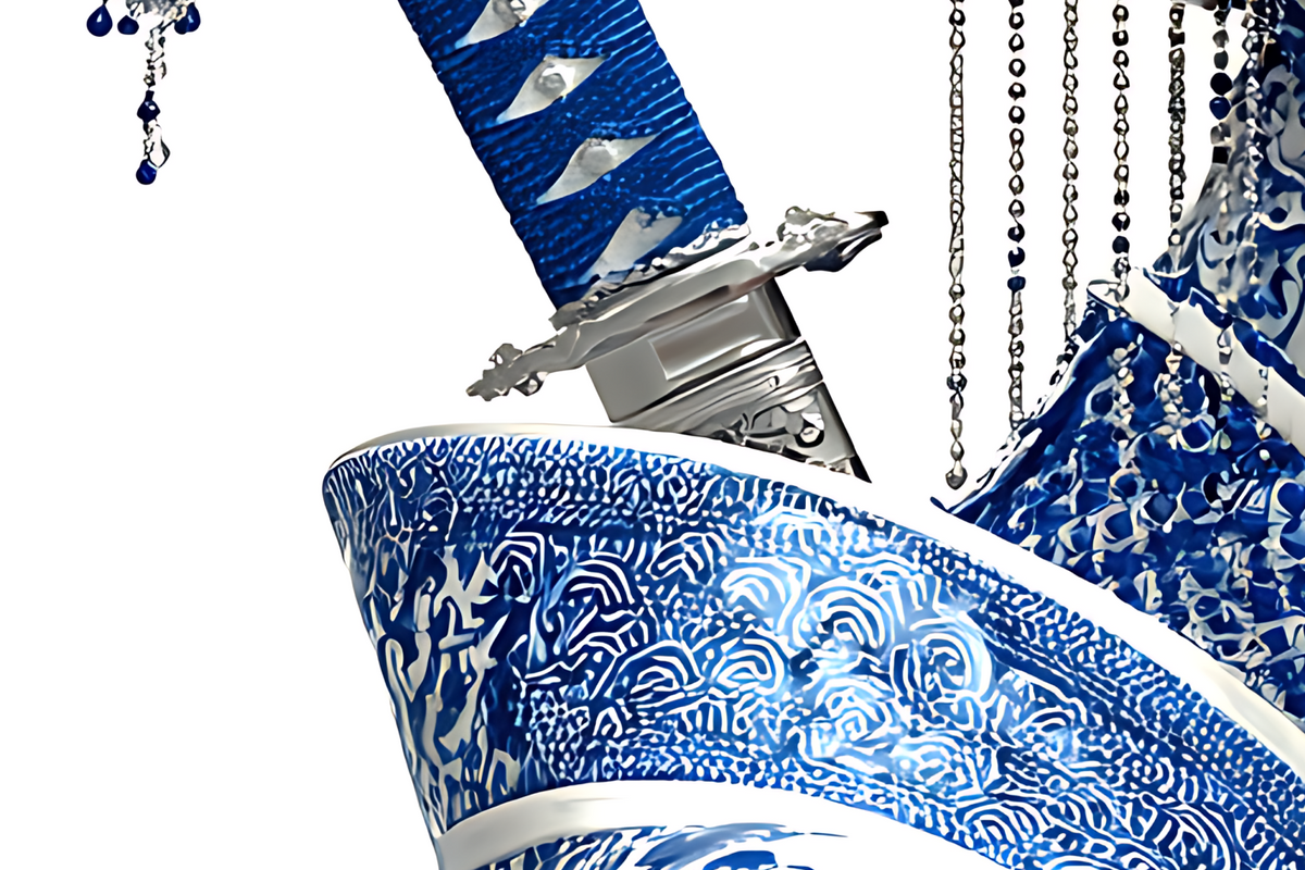 Le Guerrier Silencieux — Toile Âme de Porcelaine — PorcelainMuse