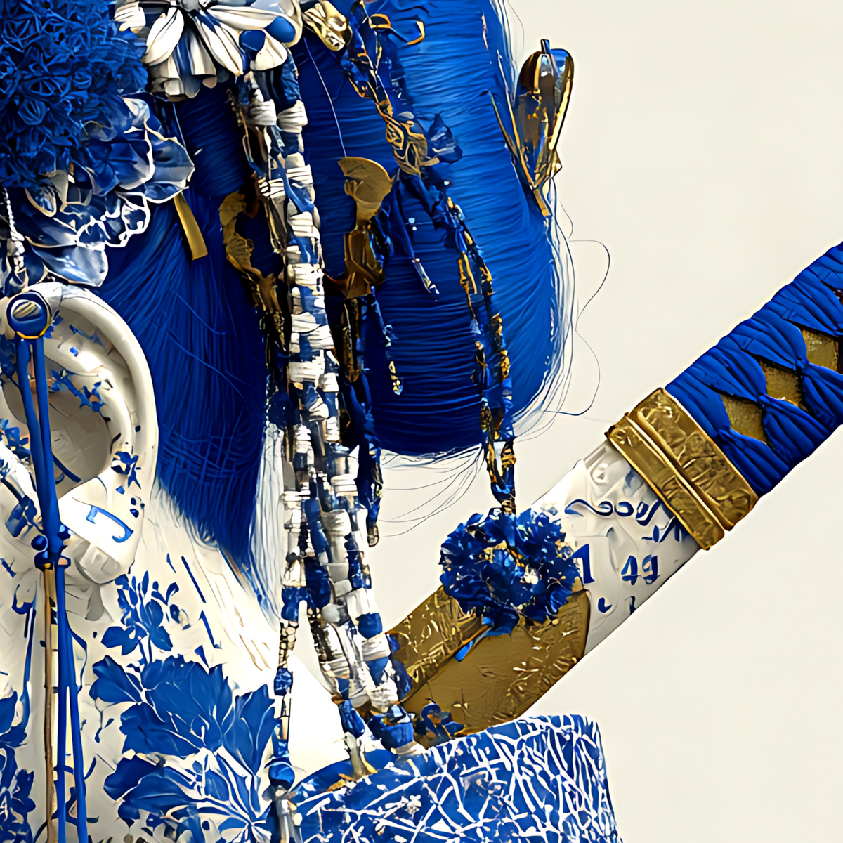 Code of the Last Geisha — Porcelain Canvas Art — PorcelainMuse
