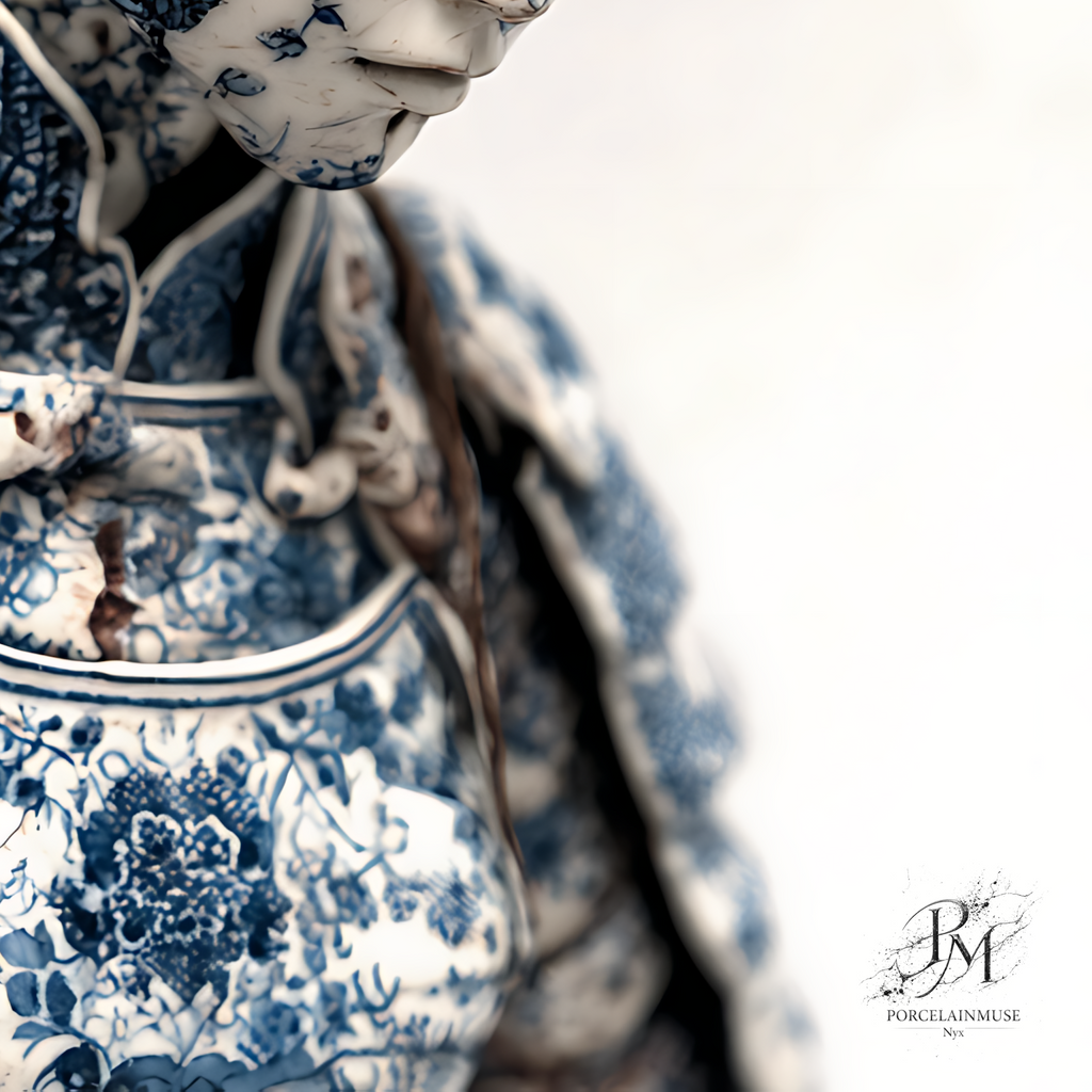 Gardien Silencieux — Toile en Porcelaine — PorcelainMuse