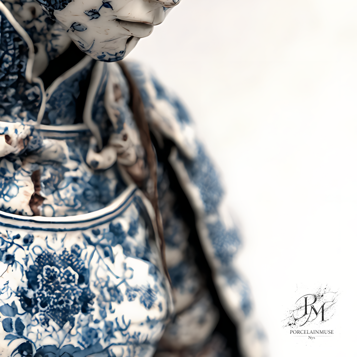 Gardien Silencieux — Toile en Porcelaine — PorcelainMuse