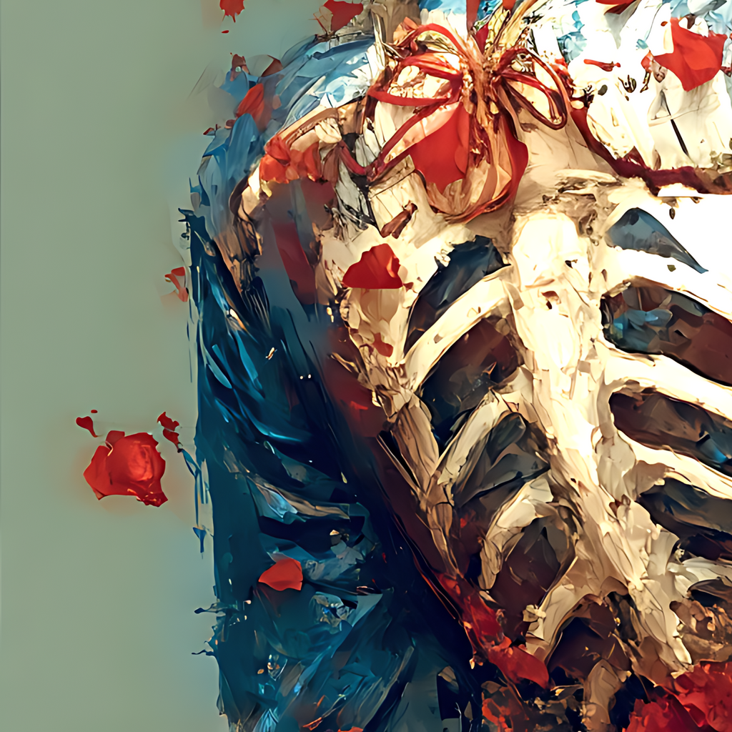 Kintsugi Geisha Metal Print, Limited PorcelainMuse Edition