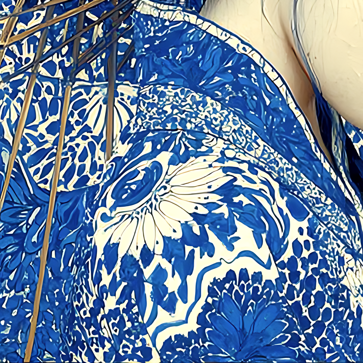 Silence bleu sous le parasol