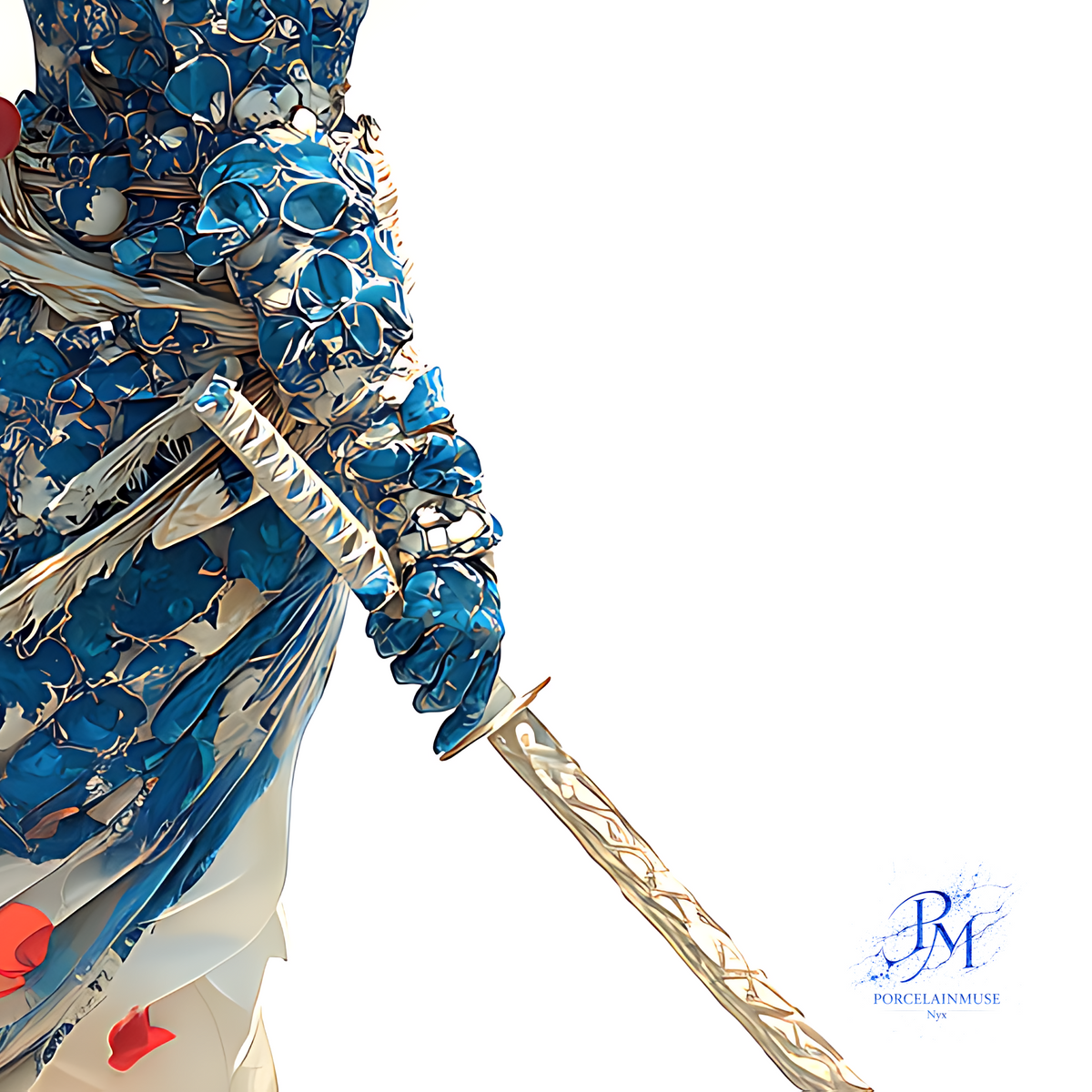 Fragments of Resolve in Blue and Crimson