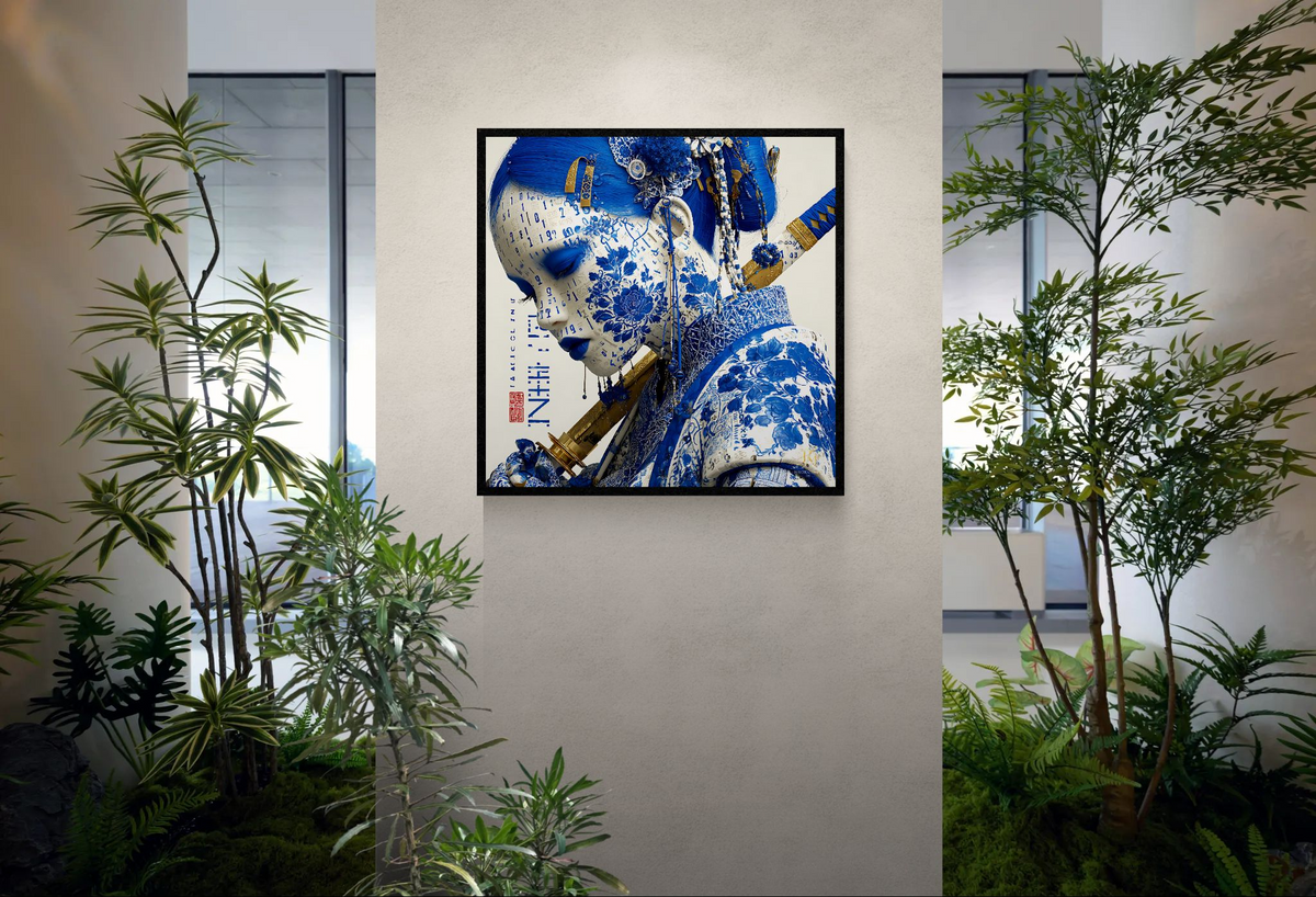 Code of the Last Geisha — Porcelain Canvas Art — PorcelainMuse