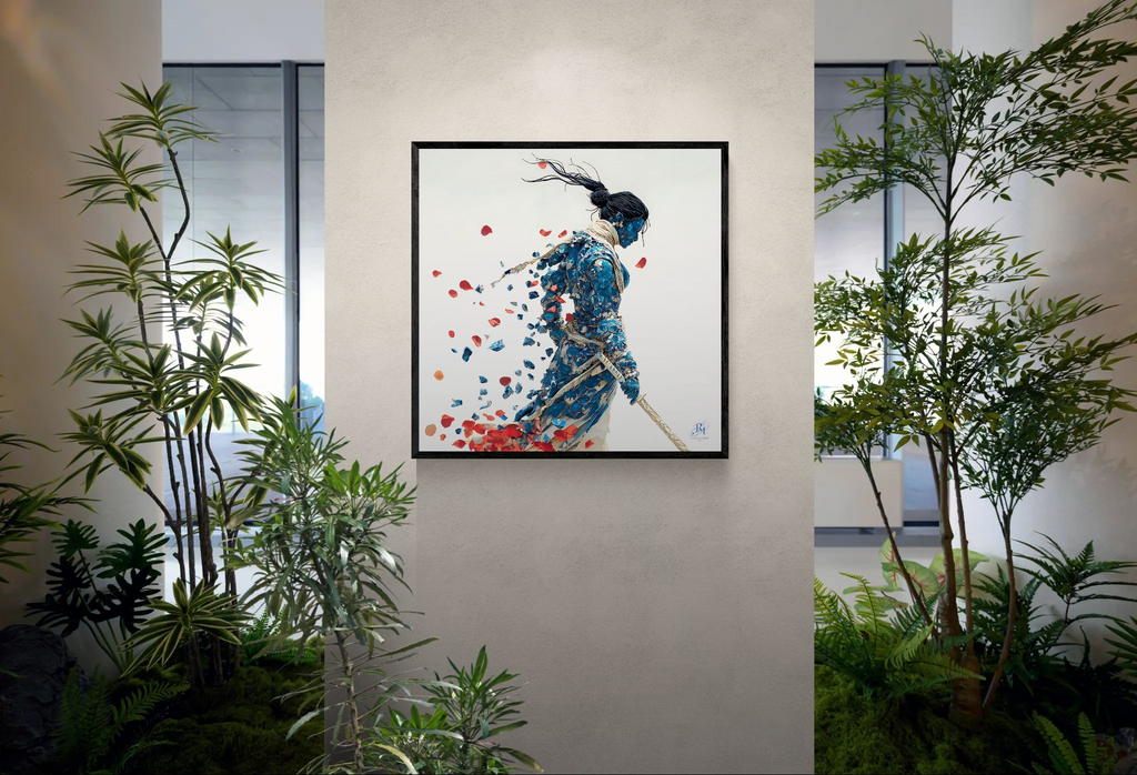 Fragments of Resolve in Blue and Crimson