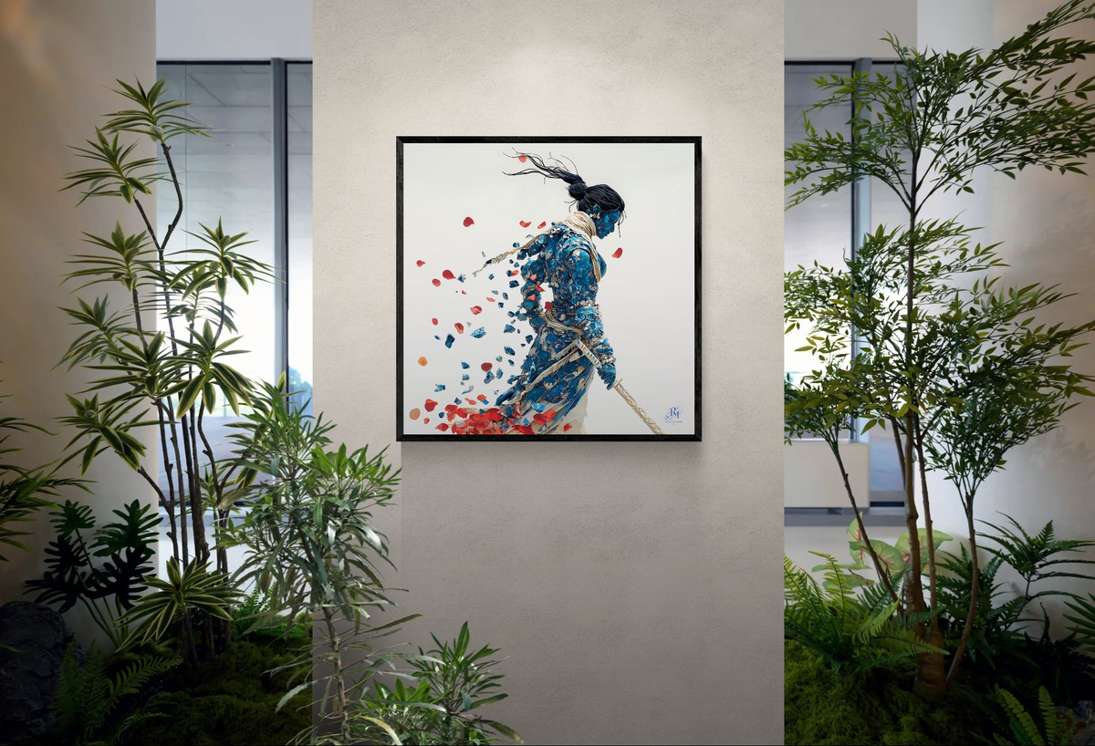 Fragments of Resolve in Blue and Crimson