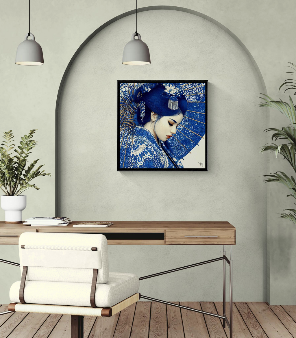 Silence bleu sous le parasol