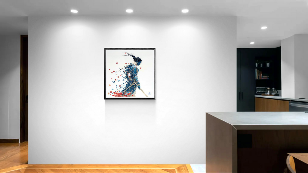 Fragments of Resolve in Blue and Crimson