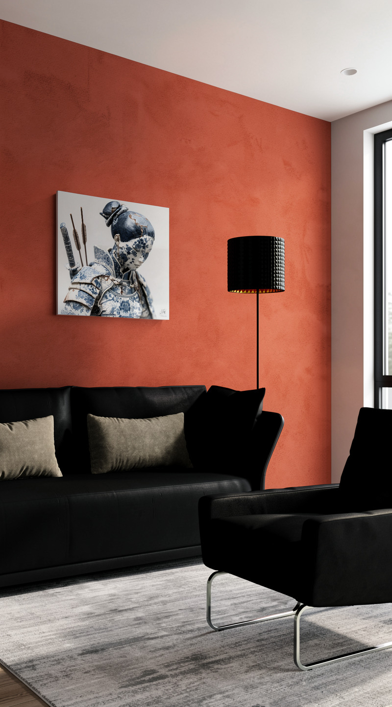 Gardien Silencieux — Toile en Porcelaine — PorcelainMuse