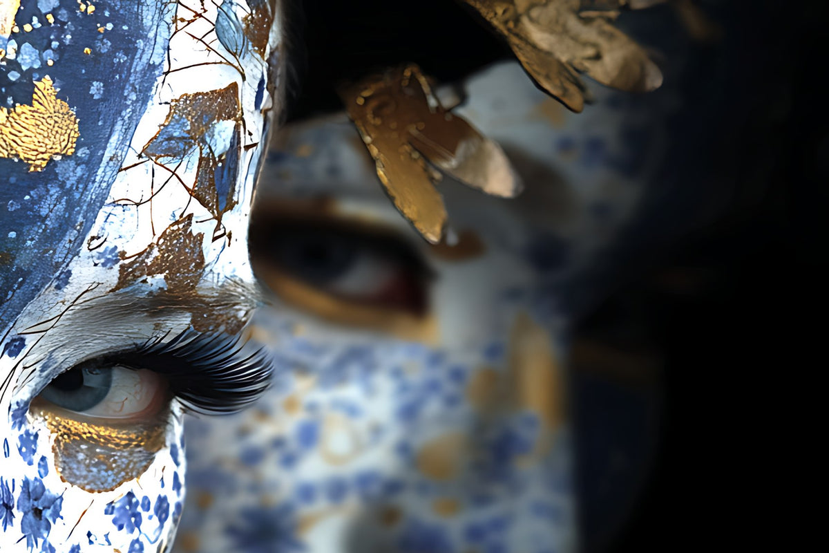 Dual Porcelain Souls — Porcelain Canvas Art — PorcelainMuse