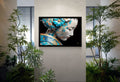 Celestial Porcelain Bloom — Porcelain Canvas Art — PorcelainMuse
