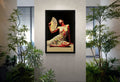 Crimson Kintsugi — Porcelain Canvas Art — PorcelainMuse