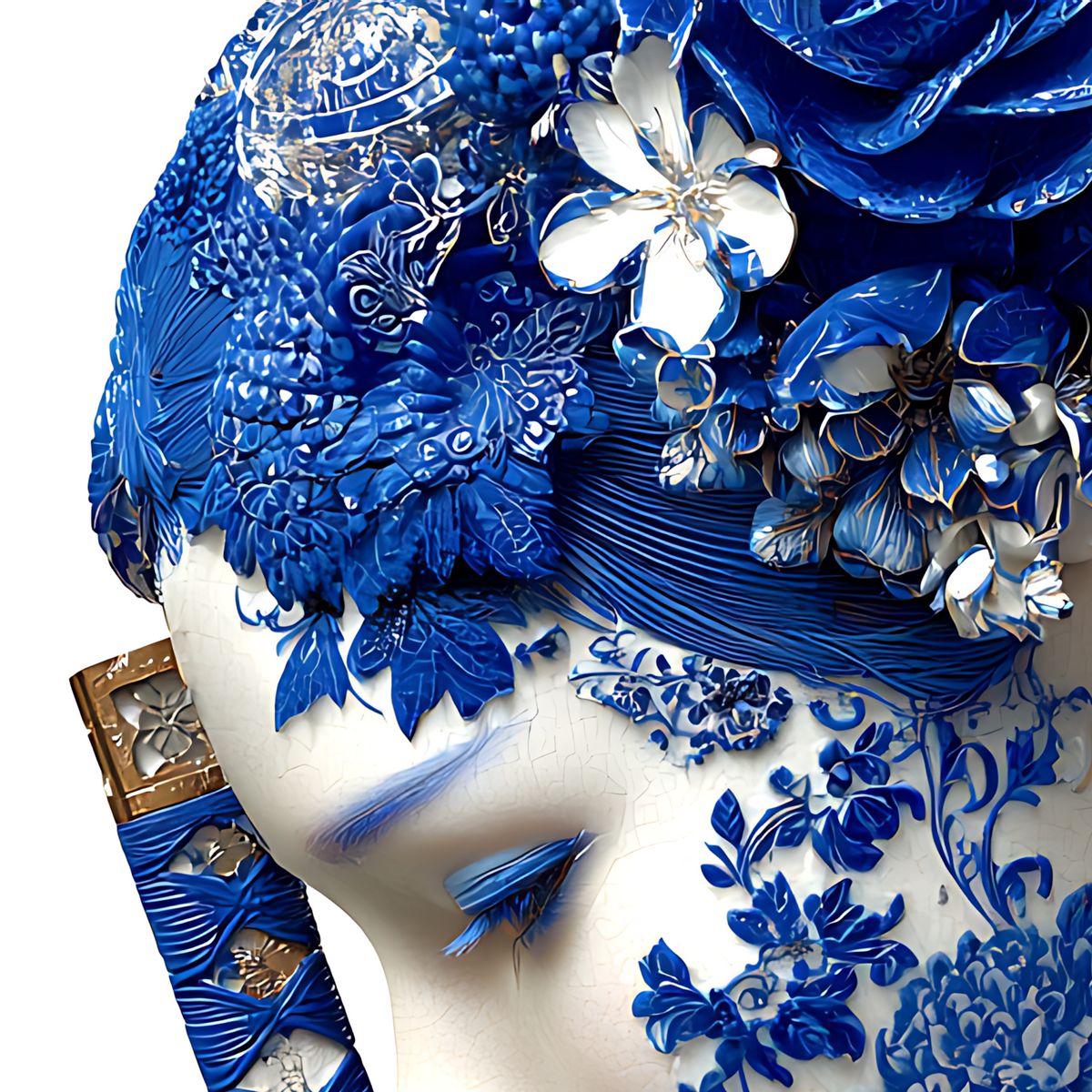 Blue Dynasty — Porcelain Canvas Art — PorcelainMuse