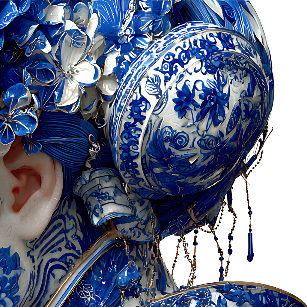 Blue Dynasty — Porcelain Canvas Art — PorcelainMuse